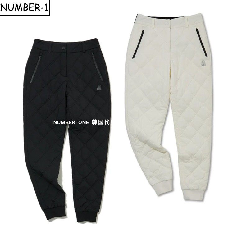 韩国代购MARK LONA高尔夫球服25年女款加厚保暖防风运动束脚长裤