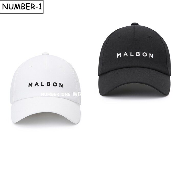 韩国代购malbon高尔夫球帽26年男女夏纯色徽标符号运动帽休闲球帽