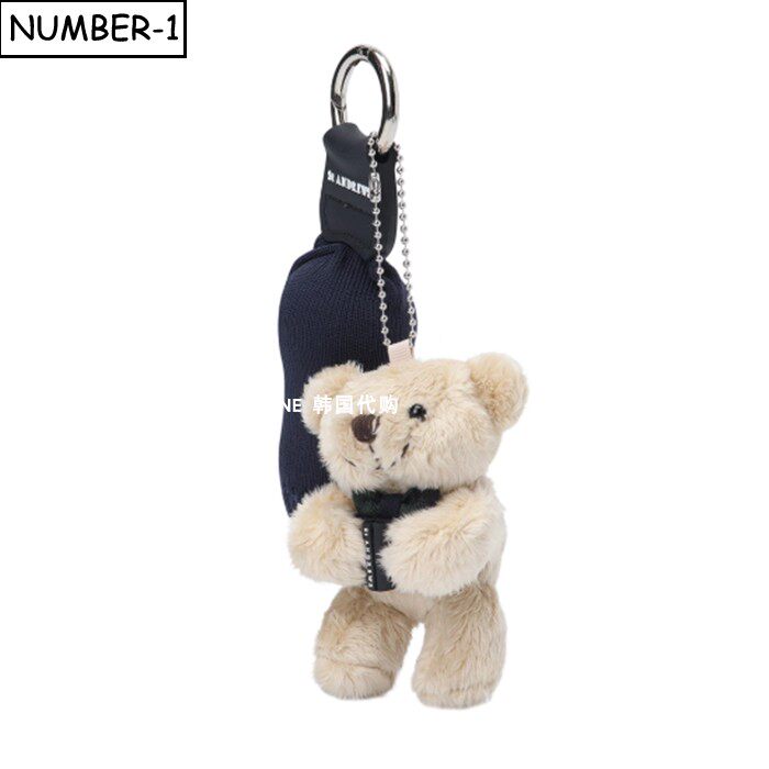 韩国代购st andrews高尔夫球包26年男女夏季毛绒小熊针织球架球盒