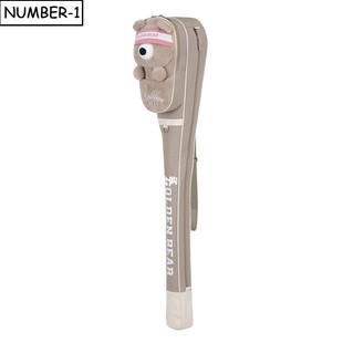 韩国代购 bear高尔夫球包25年女冬可拆卸肩带拉链半包枪包 golden