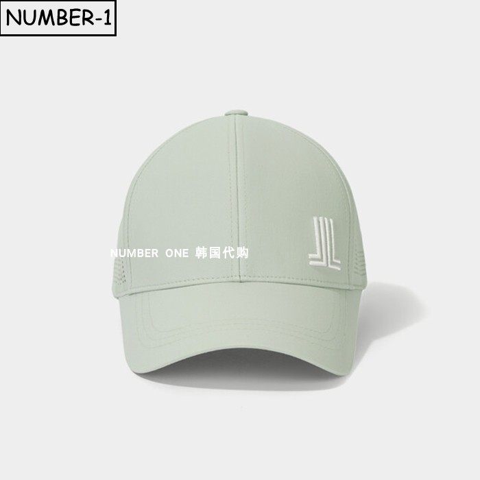 韩国代购高尔夫球帽26年男女春纯色徽标符号网眼透气运动帽休闲帽