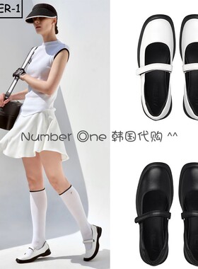 韩国代购ANELL高尔夫球鞋23年女夏优质无钉极简轻质增高防滑凉鞋