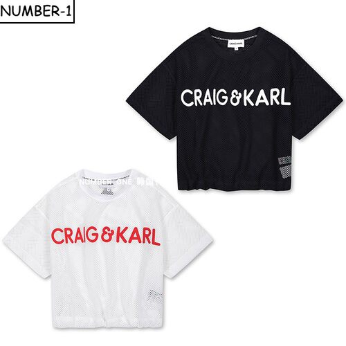 韩国代购CRAIG&KARL高尔夫球服26年女款夏季时尚透气轻质运动短袖