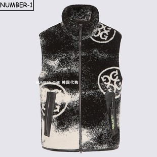 保暖logo叠穿拉链马甲外套 时尚 韩国代购 GFORE高尔夫球服25年男款