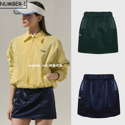 韩国代购kandini高尔夫球服26年女款春季时尚丝绒百搭运动短裙