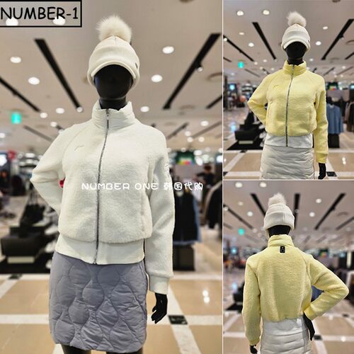 过季折扣韩国代购master bunny高尔夫球服女冬羊毛针织小高领外套