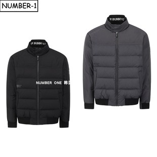 徽标双领拉链鹅绒上衣 bunny高尔夫球服25年男冬季 韩国代购 master