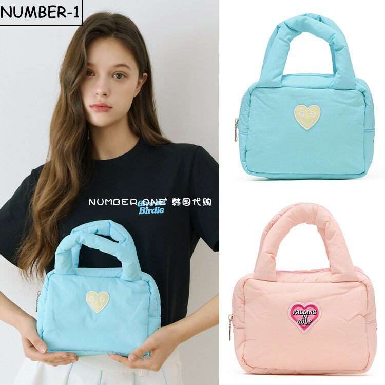 韩国代购GOXO高尔夫球包24年女款ins爱心百搭时尚手拎包迷你小包