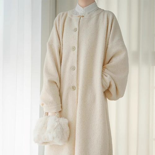 明制原创汉服早春保暖长款