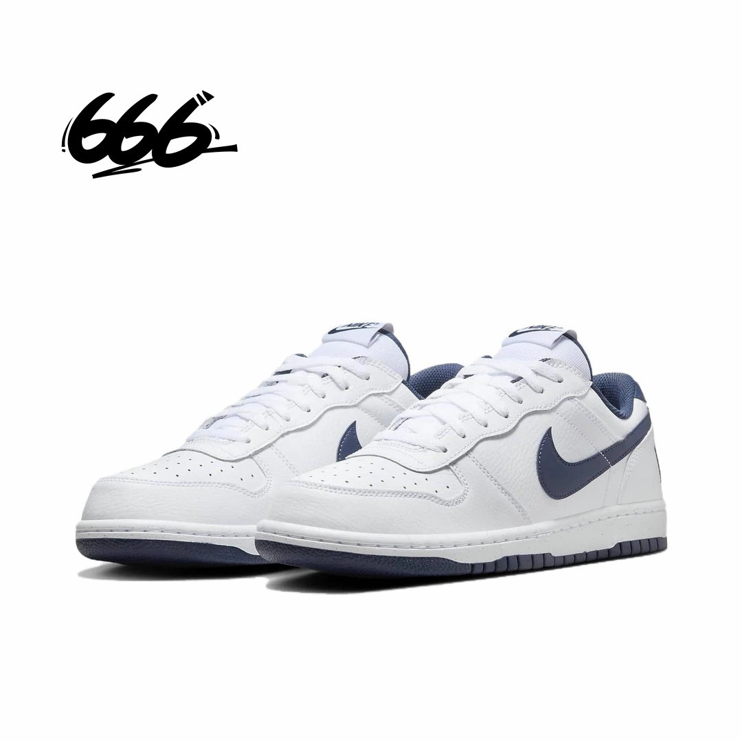 Nike Big Low 男款简约百搭减震耐磨防滑低帮板鞋 355152-140