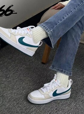 老陆NIKE COURT BOROUGH GS男女鞋运动鞋低帮休闲板鞋839985-105