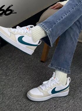 老陆NIKE COURT BOROUGH GS男女鞋运动鞋低帮休闲板鞋839985-105