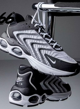 耐克NIKE AIR MAX TW 男黑色大气垫增高缓震跑步鞋DQ3984-001