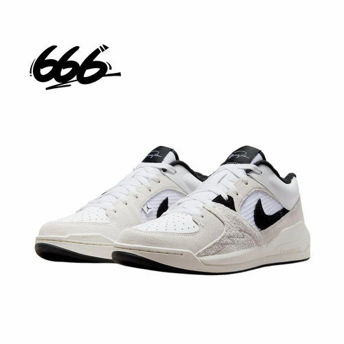 耐克男女鞋Jordan Stadium 90 白灰低帮复古运动休闲鞋FD6424-100