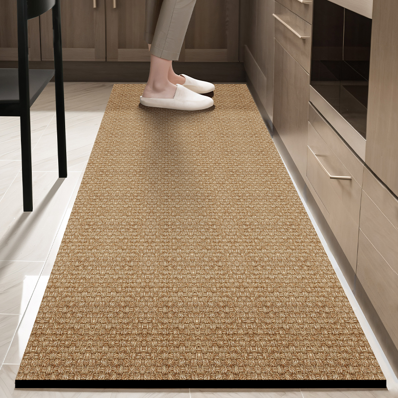 厨房地垫防滑防油可擦免洗家用门口防水地毯专用2024新款吸水脚垫