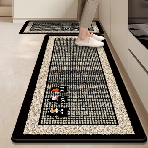 厨房地垫防滑防油可擦免洗地毯垫