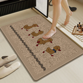 卫生间吸水地垫浴室防滑脚垫硅藻泥厕所门口垫子洗手间卫浴地毯垫