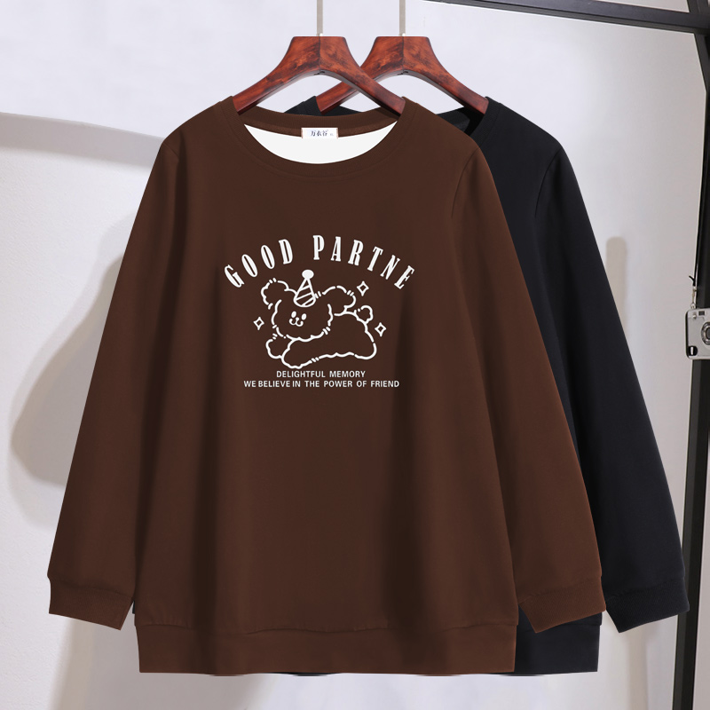 胖mm高档洋气显瘦卫衣2025秋装新款特大码女装200斤宽松遮肉上衣