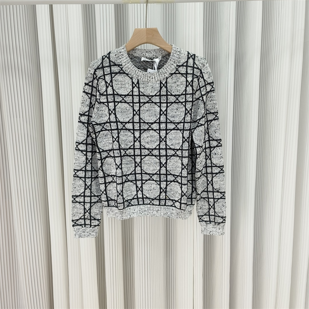 thumbnail for Shenzhen Nanyou high-end top CD designer women's niche high-end commuting low round neck pullover sweater