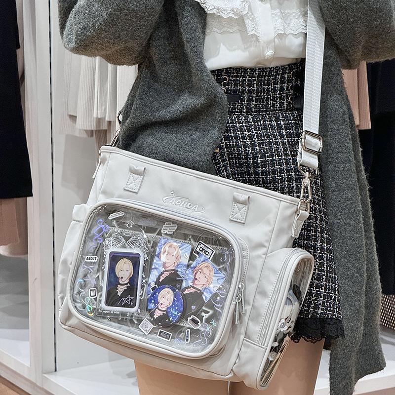 AORDA 手提包日系斜挎包女初中生上课痛包学生高颜值小众托特娃包