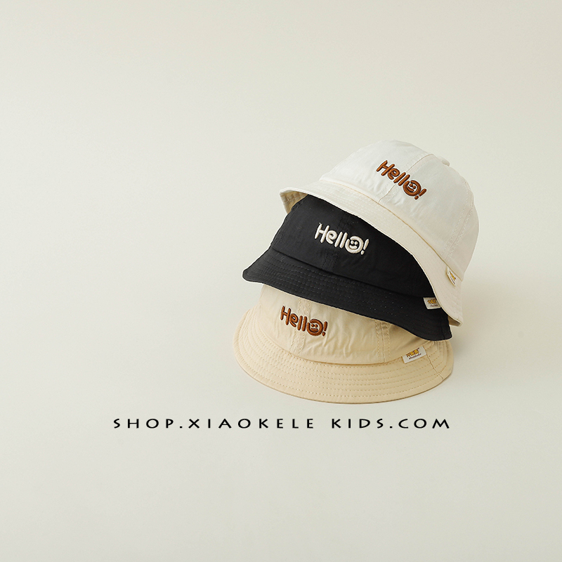 婴儿帽子春秋遮阳宝宝防晒渔夫帽