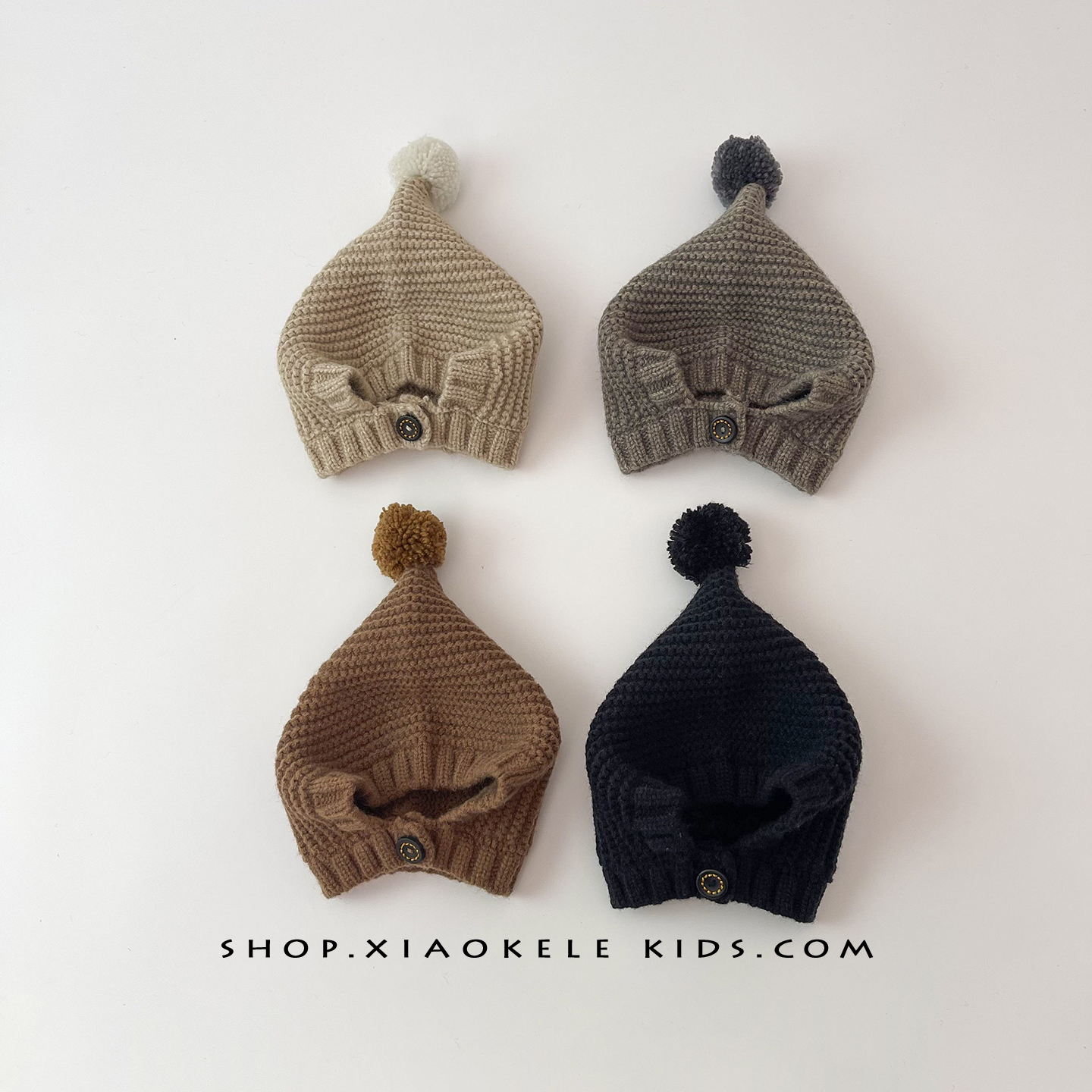 婴儿帽子秋冬保暖防寒加厚护耳帽