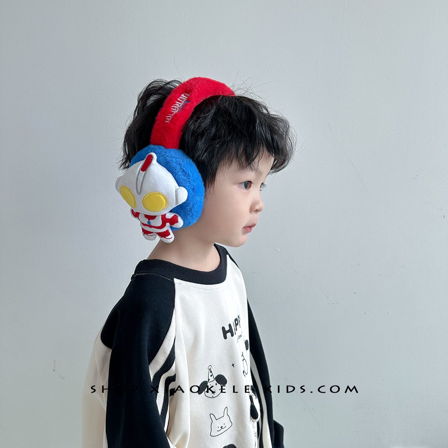 儿童耳罩正版奥特曼耳包防寒耳暖