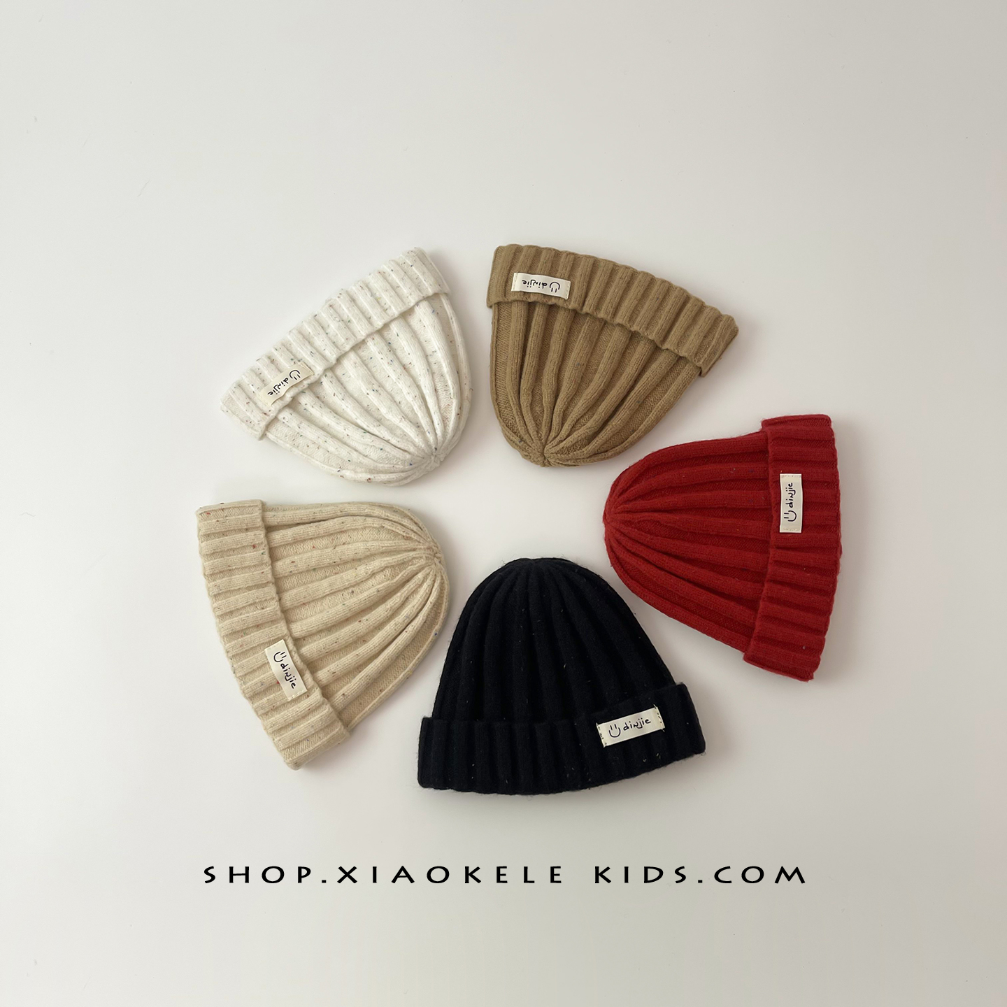 宝宝帽子秋冬保暖防寒针织毛线帽