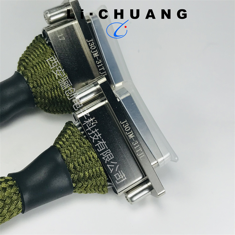 矩形连接器J30JM1-9TJ-Q60A-200mm  J30JMI-25ZKS19航空接插件