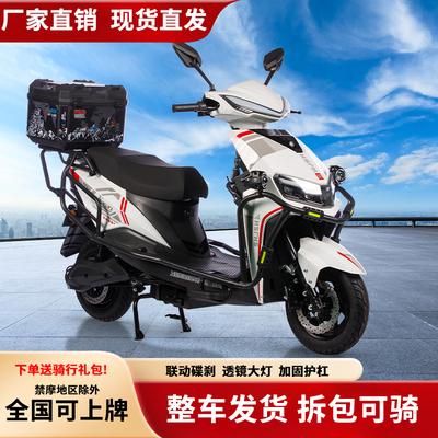 外卖款雷豹电瓶车高速大功率长跑王锂电池电动车72V96V电动摩托车