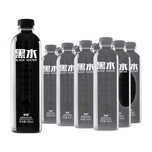 依能黑水网红饮品饮料500ML蓝莓味桑葚味办公聚会旅游饮用水
