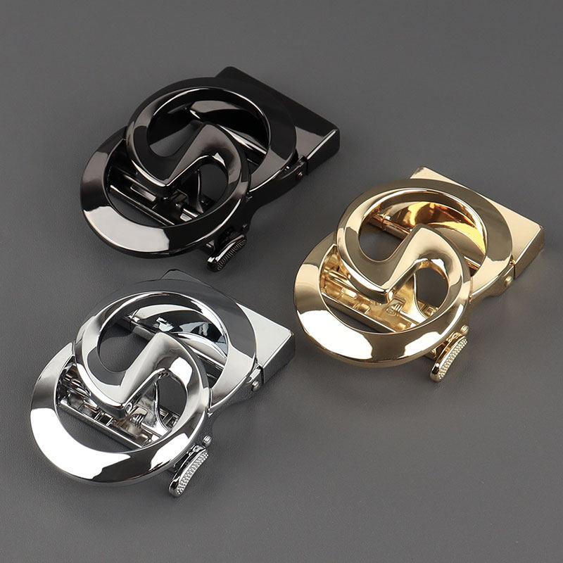 男士新款3.5cm皮带头自动扣休闲百搭腰带头时尚商务男款裤腰带头