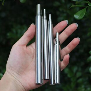 不锈钢吹火管 野营吹火筒 户外野炊 生火可伸缩吹火棒 伸缩吸管