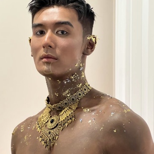 大西北敦煌沙漠旅拍项链异域风情金属配饰印度舞肚皮舞项链腰链