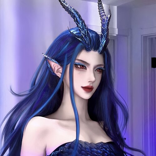 敖闰龙角头饰哪吒2之魔童闹海发饰cos道具儿童成人拍照写真配饰品