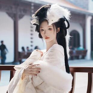 苏妲己狐狸头饰狐妖cos发饰发簪古装汉服写真饰品影楼拍摄道具