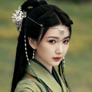 新款古风额饰古装额头配饰汉服异域风发饰明星同款西域公主眉心坠