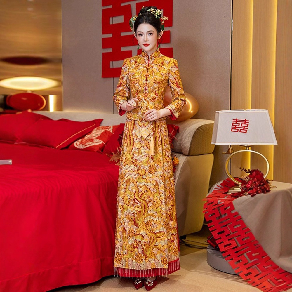 2026新款龙凤褂新娘敬酒服秀和服