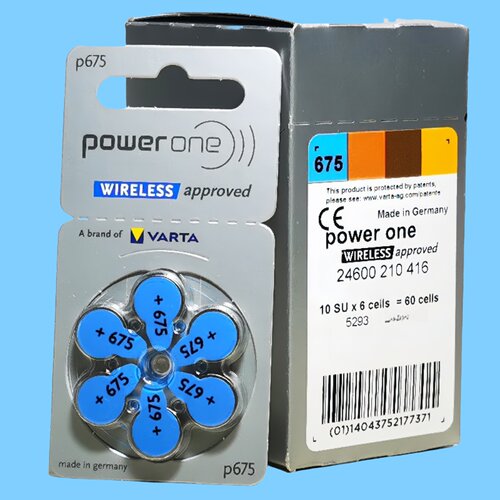 powerone助听器电池P675