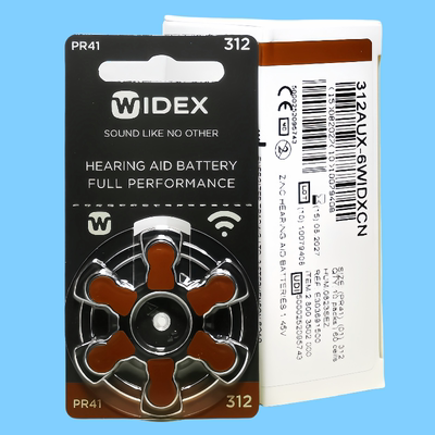 WIDEX唯听助听器专用电池312