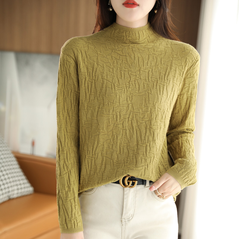 修身打底衫高级感上衣洋气针织衫