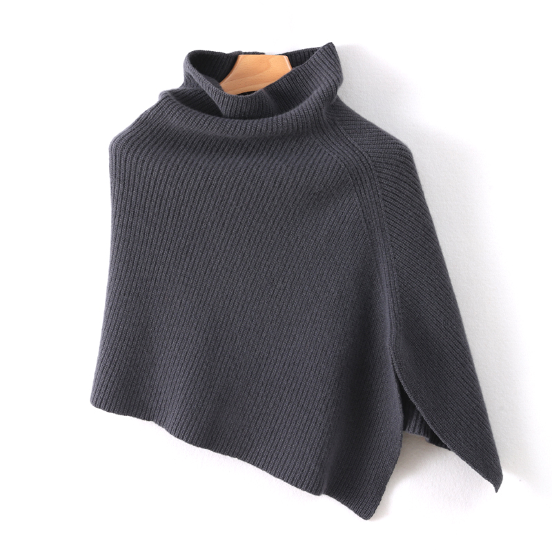 羊毛披肩秋冬季新款套头加厚保暖