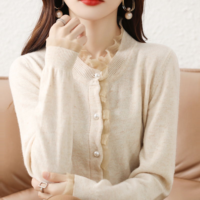 欧根纱外套法式宽松高级感温柔风