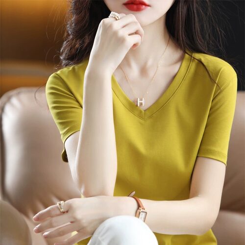 上衣新疆棉纯棉凉感宽松显瘦