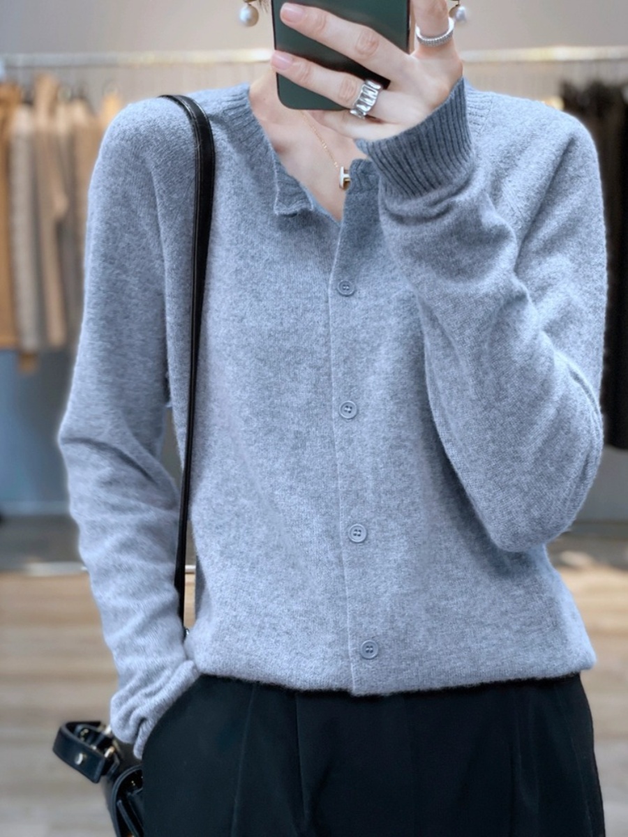 短外套针织开衫羊毛衫外搭