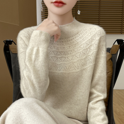 一线成衣无缝秋冬半高领打底衫