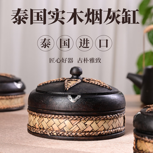 两只大象手工制作烟灰缸