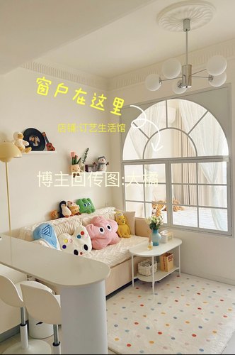 奶油白窗户钢化玻璃金属铁定制窗