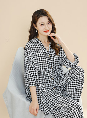 女棉绸吸汗透气套装吸湿散汗