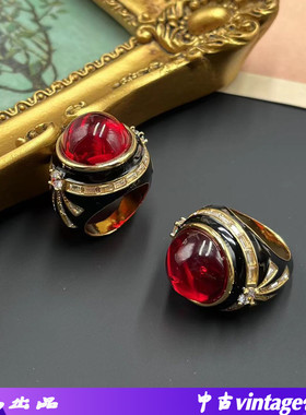 铜青岛小中古vinta戒指/指环